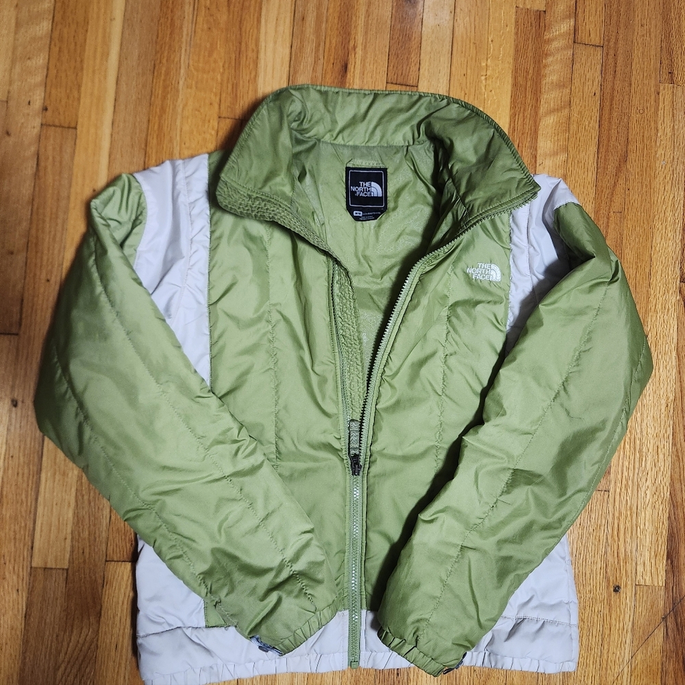 The North Face Olive and Light Gray Jacket